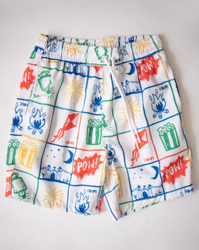 Short tactel Premium Tema de São João - Elefante Kids