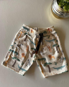 Short moletom estampado - Elefante Kids