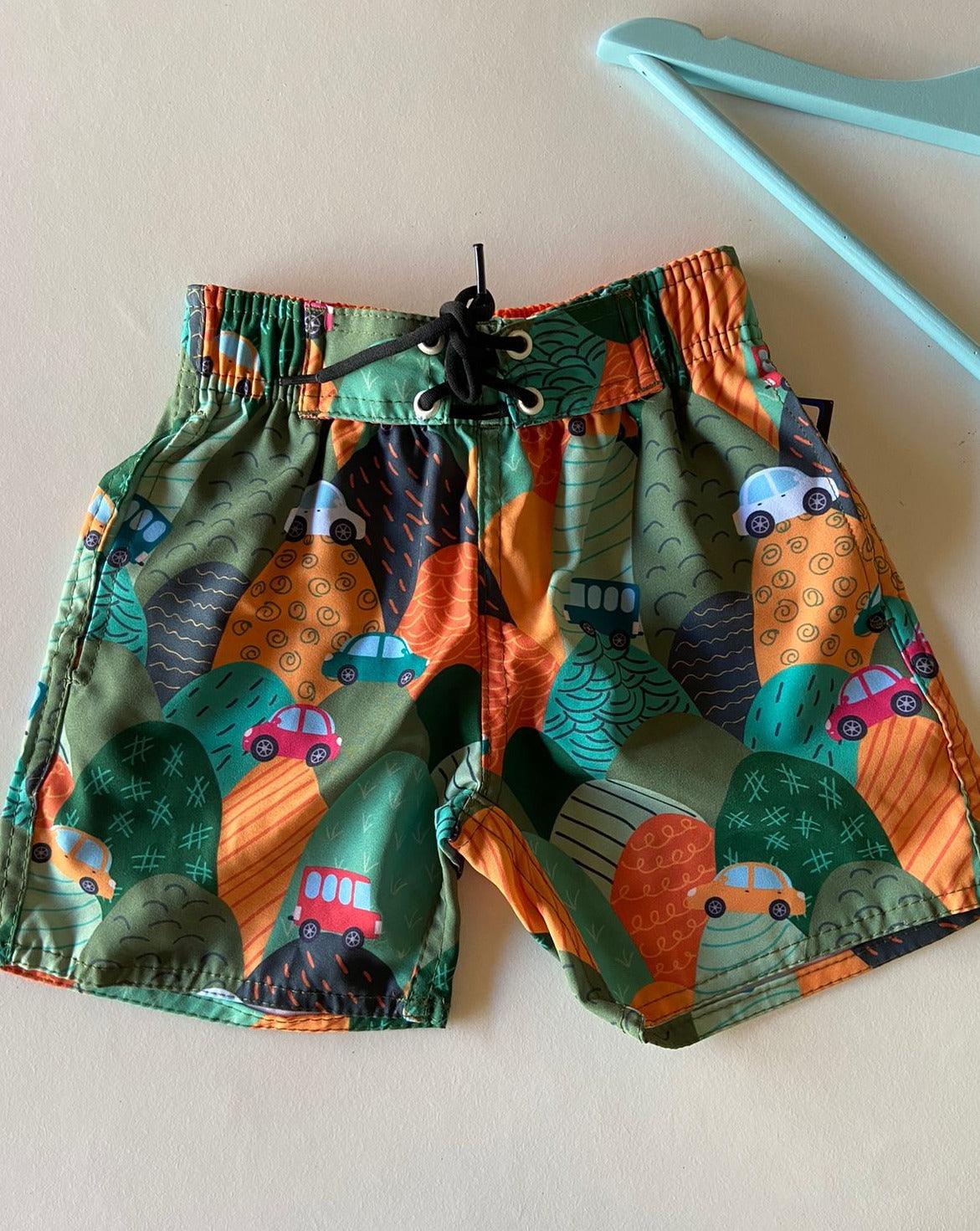 Short tactel estampado - Elefante Kids