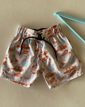 Short tactel estampado - Elefante Kids