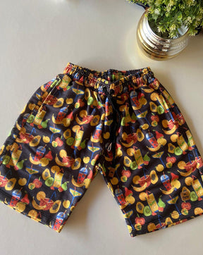 Short moletom estampado - Elefante Kids