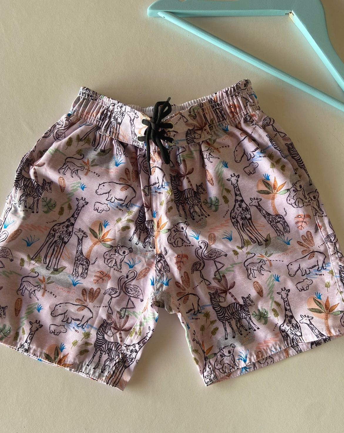 Short tactel estampado - Elefante Kids