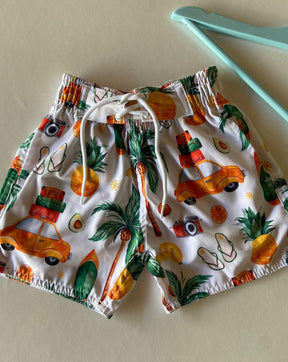 Short tactel estampado - Elefante Kids