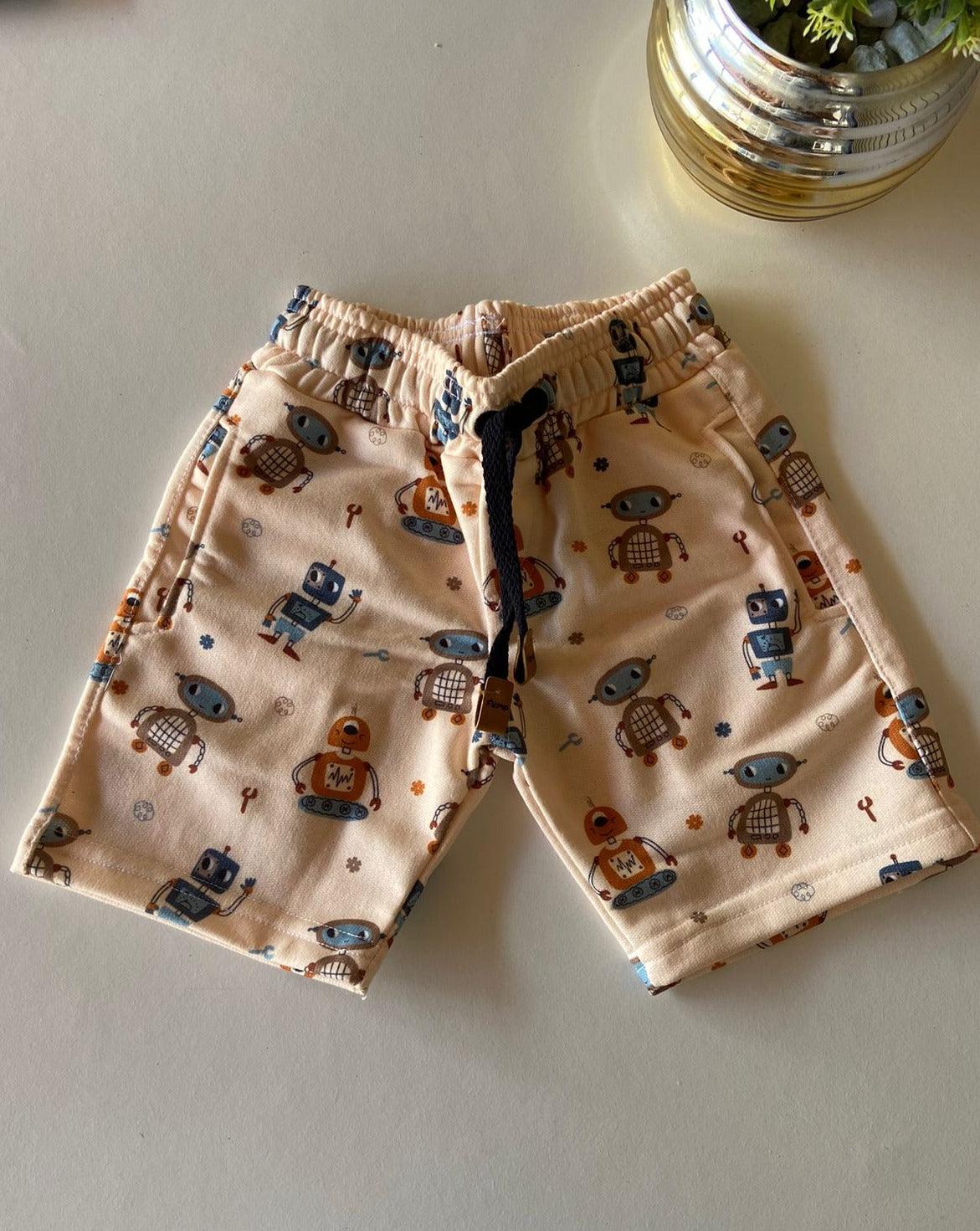 Short moletom estampado - Elefante Kids