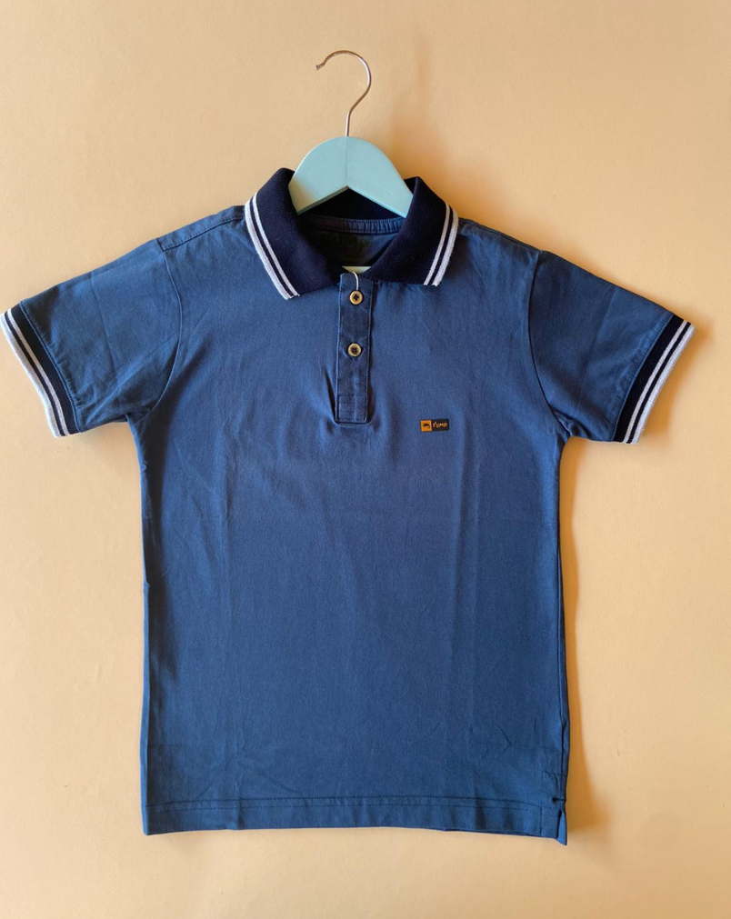 Camisa gola polo malha juv/básica